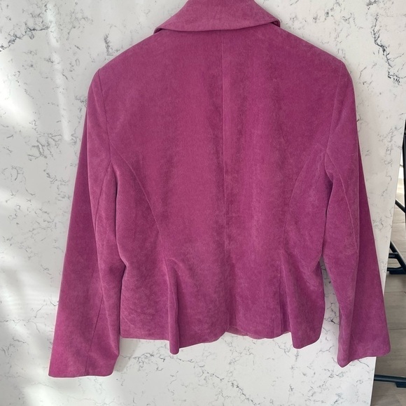 Requirements Pink Corduroy Jacket Women Small - Picture 2 of 6